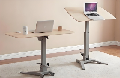 Hongmian #MD Series Multi-Functional Mobile Height-Adjustable Desk: Mobility, Height Adjustment, and Folding in One Table